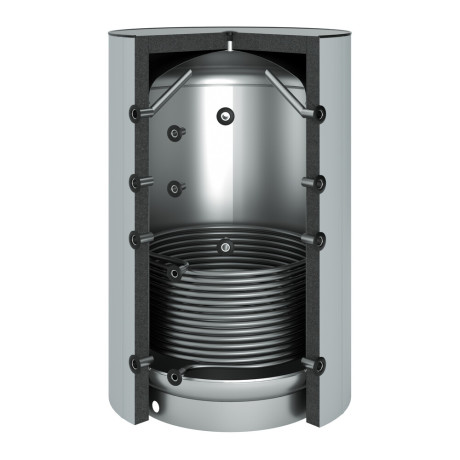OEG buffer storage tank 2,250 litres with 1 smooth-pipe heat exchanger