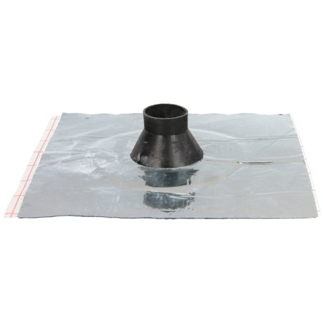 Aluminium butyl sealing sleeve 150 x 150 mm Ø 15 - 22 mm