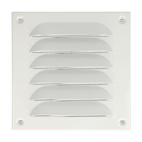 Weather protection grill aluminium traffic-white