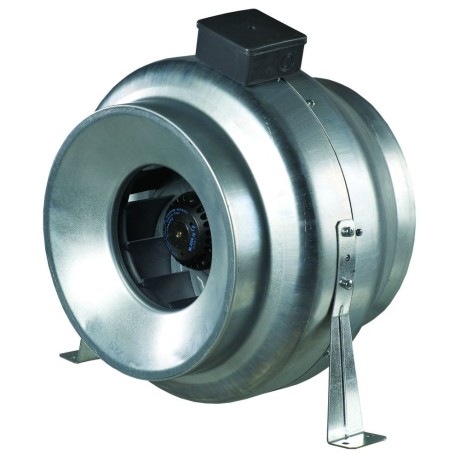 Radial pipe fan DN 100 with mounting bracket