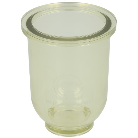 Transparent filter cup (suction op.) for 3/8", ½" oil filters