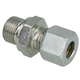 Male stud coupling 3/8" x 10 mm with cylindrical thread