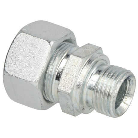 Male stud coupling ½" x 22 mm with cylindrical thread