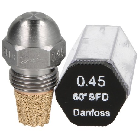 Danfoss Öldüse 0,55 SFD HFD 45° 60° 70° 80° Ölbrennerdüse Stahldüse Brennerdüse 