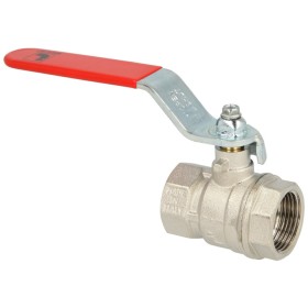 ball valve 3/8 oils, fuels, compressed air, vapour, red...