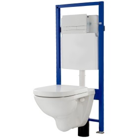 WC-complete-set wand-WC met zitting WC-element met...