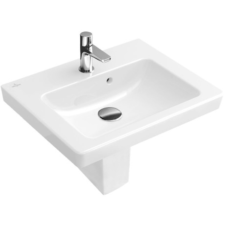 Villeroy & Boch Hand washbasin Subway 2.0 CeramicPlus 500 x 400 mm 731550R1