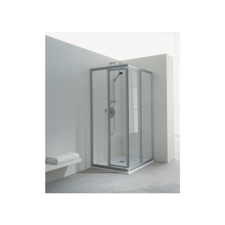 Corner-shower sliding door Koralle TwiggyTop, acrylic glass, EDTT 2, 90/90 L61168502512
