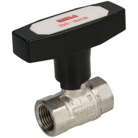 Brass ball valve 1/2" IT/IT, DN 15 with ISO-T...