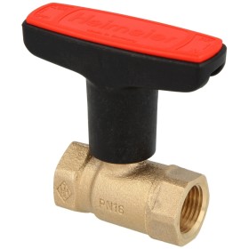Heimeier red brass ball valve Globo H 1 1/4" IT/IT,...
