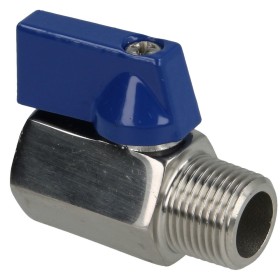 Mini ball valve 1/4" IT/ET stainless steel