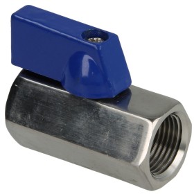 Mini ball valve 1/4" IT/IT stainless steel