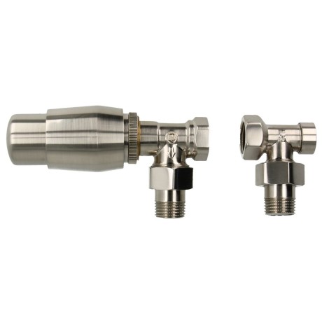 OEG manual regulation valve stainless steel 1/2" IT x 1/2" ET angle