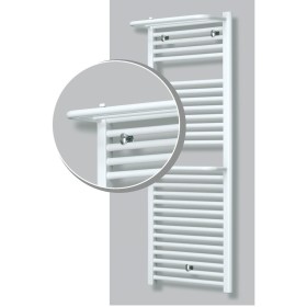OEG Bathroom radiator Atafu 381 W white with two racks