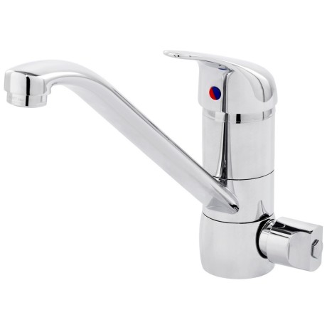 Single lever sink mixer "Cento" chrome - with connection