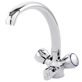 Two-handle sink mixer "Doble", chrome with...