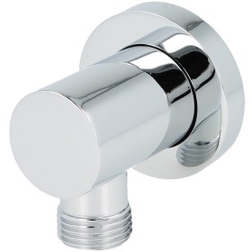 Brass wall connection elbow chrome-plated, 1/2&quot;...