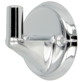 Wall stud, chrome-plated metal matches the joint