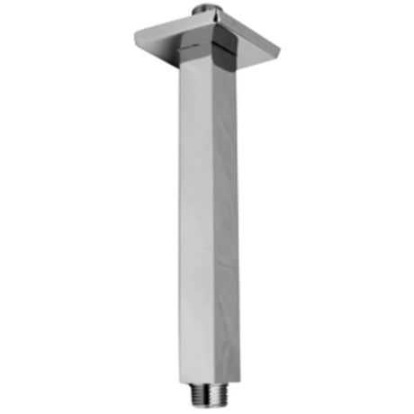 Quattro shower arm 150 mm x ½" - ceiling chrome-plated brass, with rosette