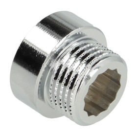 Tap extension 1/2" x 10 mm chrome-plated brass