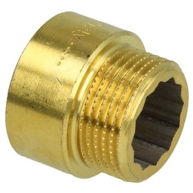 Tap extension 1/2&quot; x 30 mm bright brass