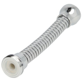 Hose without faucet aerator chrome-plated metal, PU 1