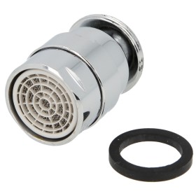 Ball joint with aerator for bathtub-both sided M28 x 1...