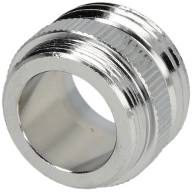Reducer M 24 x 1 AT x 3/4" ET chrome-plated metal, PU 1