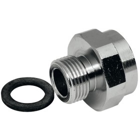 Reducer 1/2" IT x 3/8" ET chrome-plated metal,...