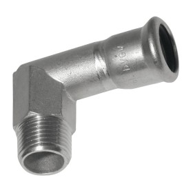 Stainless steel press fitting adapter elbow 28 mm I x...