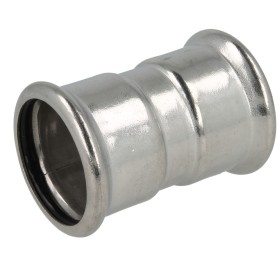 Stainless steel press fitting socket 28 mm F/F with...