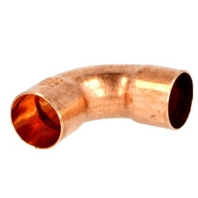 Soldered fitting copper bend 90° 6 mm F/F