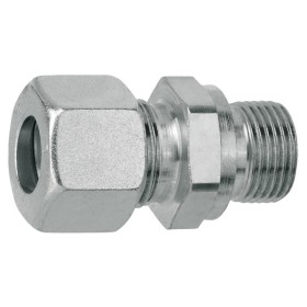 Stainless steel male stud coupling G 3/8" cyl. x 8...