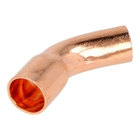 Soldered fitting copper bend 45° 10 mm F/M