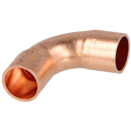 Soldered fitting copper elbow 90° 18 mm F/F