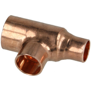 L&ouml;tfitting Kupfer T-St&uuml;ck reduziert 15 x 12 x...
