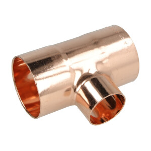 L&ouml;tfitting Kupfer T-St&uuml;ck reduziert 54 x 35 x 54 mm