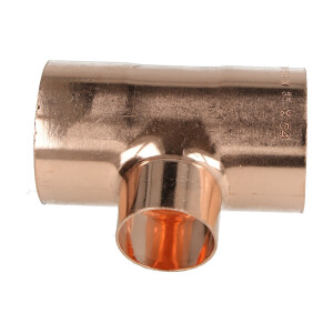 L&ouml;tfitting Kupfer T-St&uuml;ck reduziert 54 x 35 x 54 mm