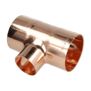 L&ouml;tfitting Kupfer T-St&uuml;ck reduziert 54 x 35 x 54 mm