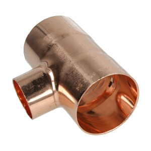 L&ouml;tfitting Kupfer T-St&uuml;ck reduziert 54 x 35 x 54 mm