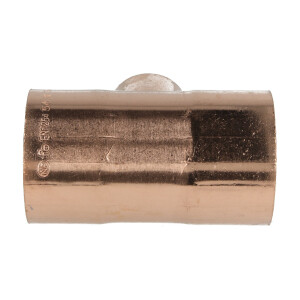 L&ouml;tfitting Kupfer T-St&uuml;ck reduziert 54 x 35 x 54 mm