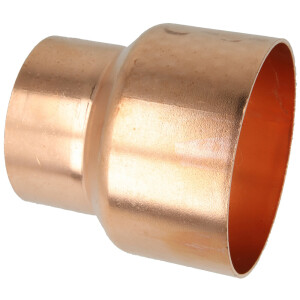 Soldered fitting copper reduction nipple 108 x 76 mm F/M