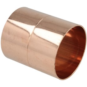 Soldered fitting copper socket with stop 16 mm