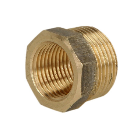 Gunmetal threaded fitting reducer 1&frac14;" x &frac12;" ET/IT