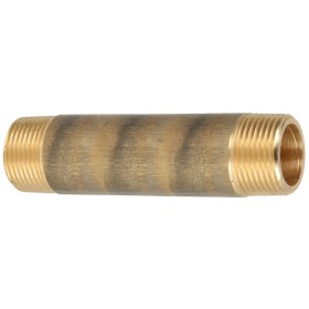 Double pipe nipple gunmetal 1/2" x 40 mm