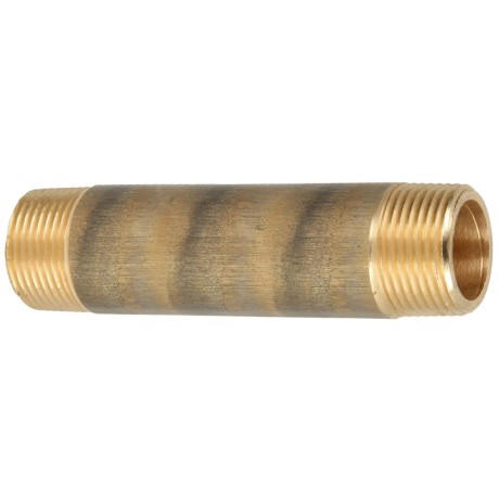 Double pipe nipple gunmetal ¾" x 40 mm