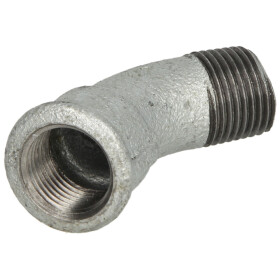 Malleable cast iron fitting bend 45&deg;...