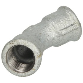 Malleable cast iron fitting bend 45° 1 1/2" IT/IT