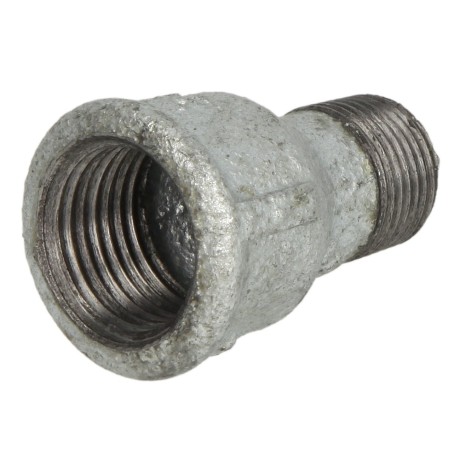 Malleable cast iron fitting socket reducing 1/2" x 3/8" IT/ET