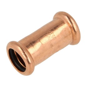 Press fitting copper coupling 12 mm contour M